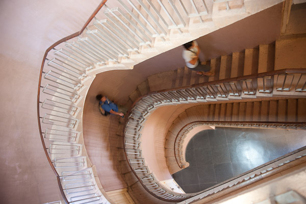 India_JanFeb_10_Jodhpur_6358.jpg - Stairwell inJodhpur Meharangarh Fort