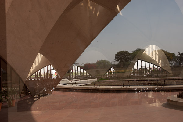 India_JanFeb_10_New_Delhi_8786.jpg - They told me I couldn't take photos inside, so I swiched to reflection shots from the outside.