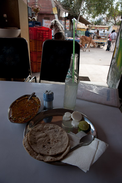 India_JanFeb_10_Pushkar_5680.jpg - Meal.  This was 60 rupees, about $1.20.