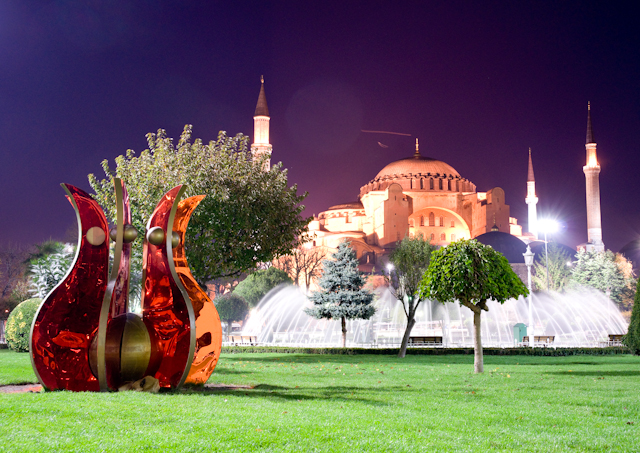 Istanbul_2203.jpg - Aya Sophia, Instanbul Turkey.  Canvas