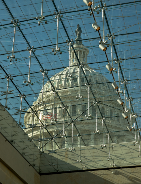 _DSC3587.jpg - U.S. Capital Dome from Visitor Center, Washington, D.C.  Canvas